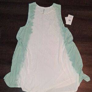 RVCA Mint and White Dress